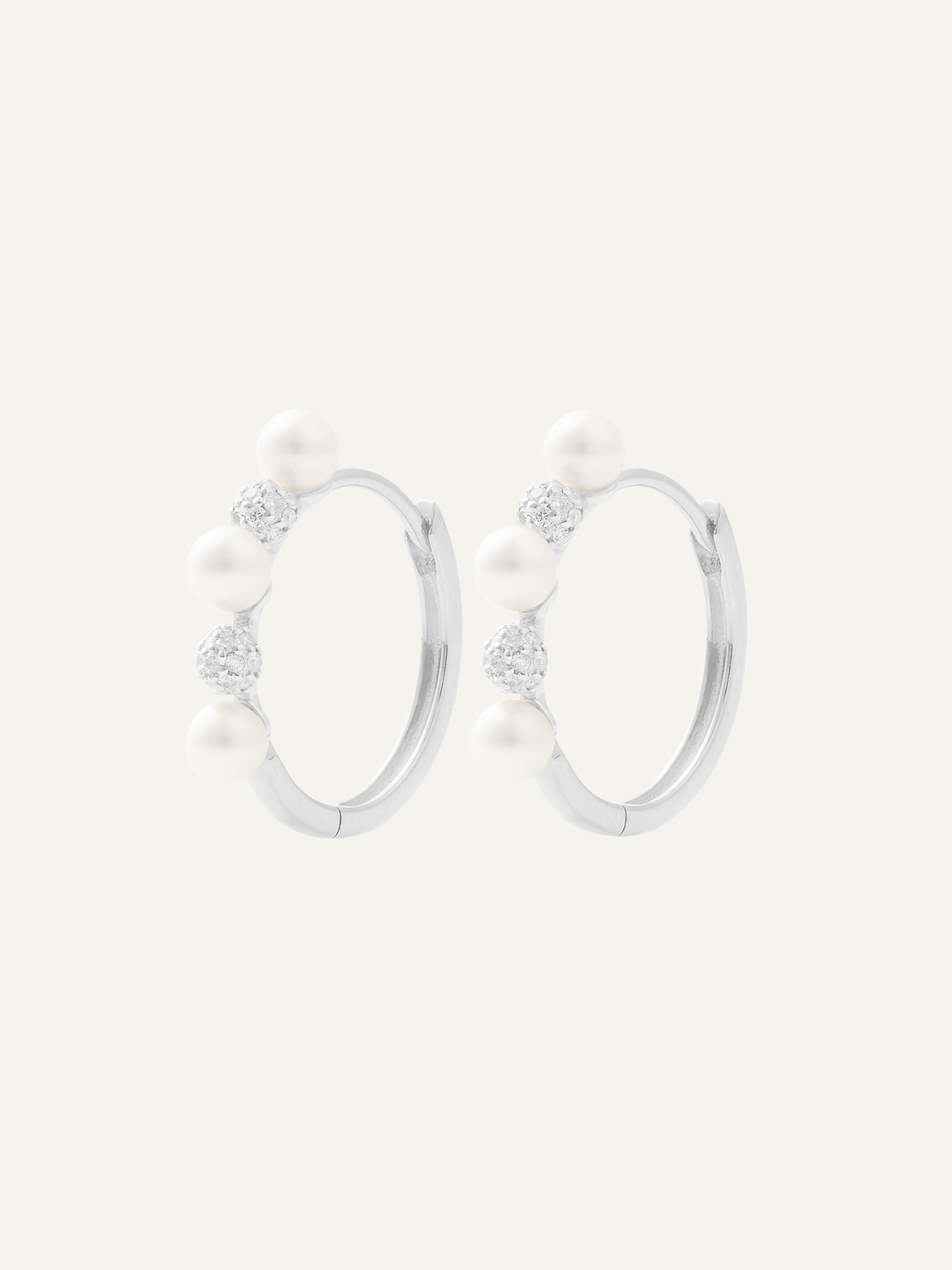 DIAMOND BALL WHITE HOOP