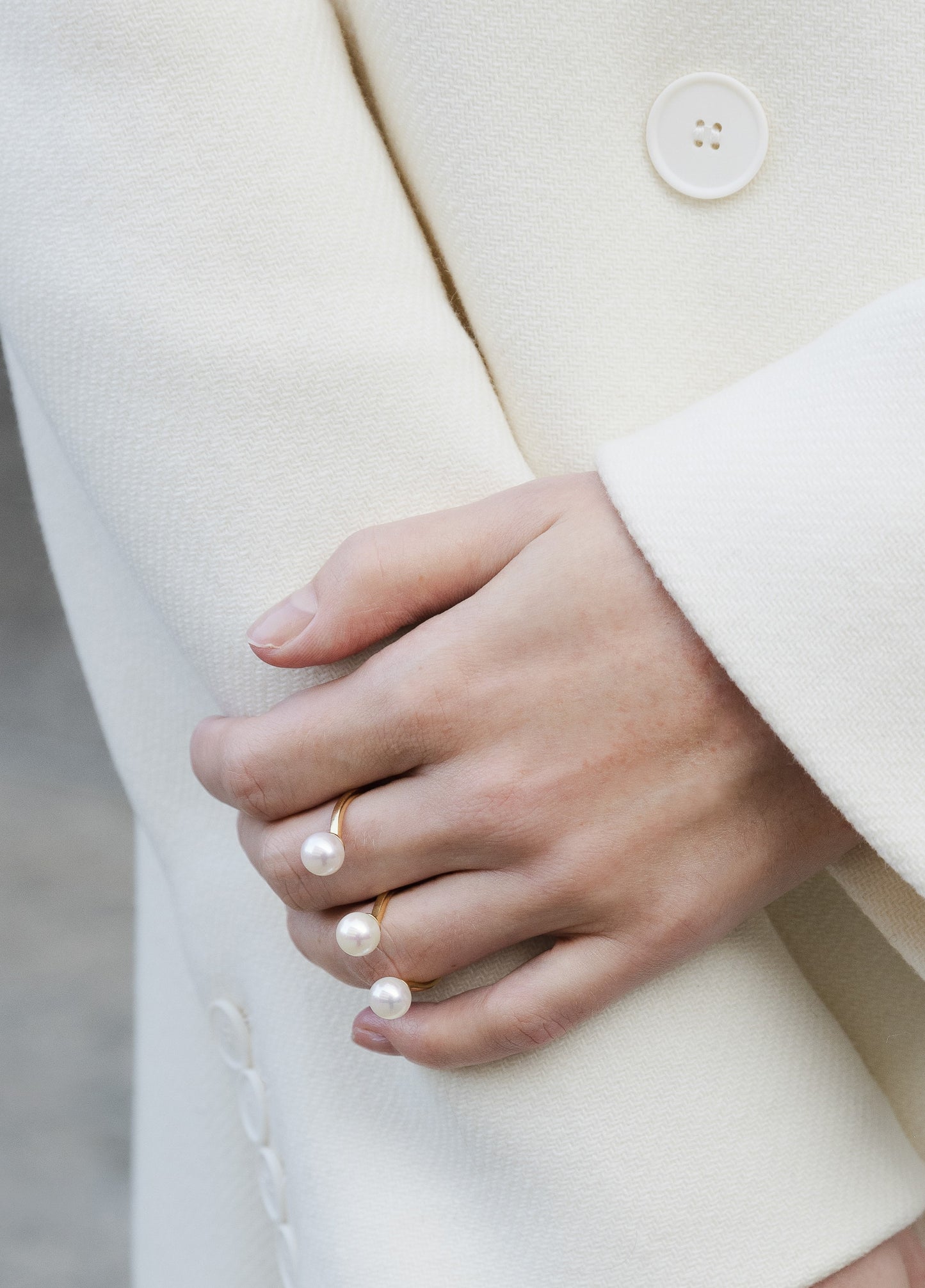 Filo Di Luna Double Ring