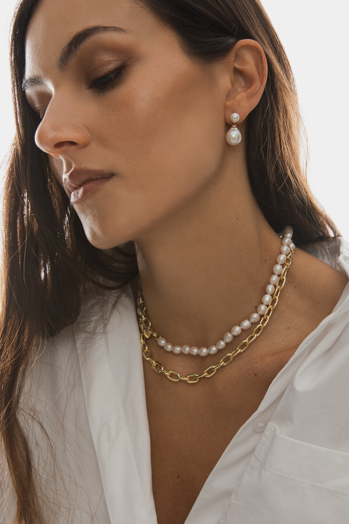 Teardrop Baroque Earrings