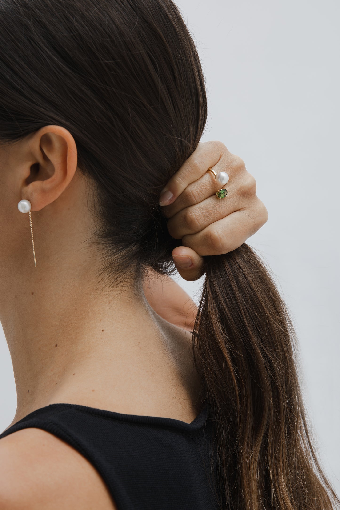 Galaxy Chain Ear Studs