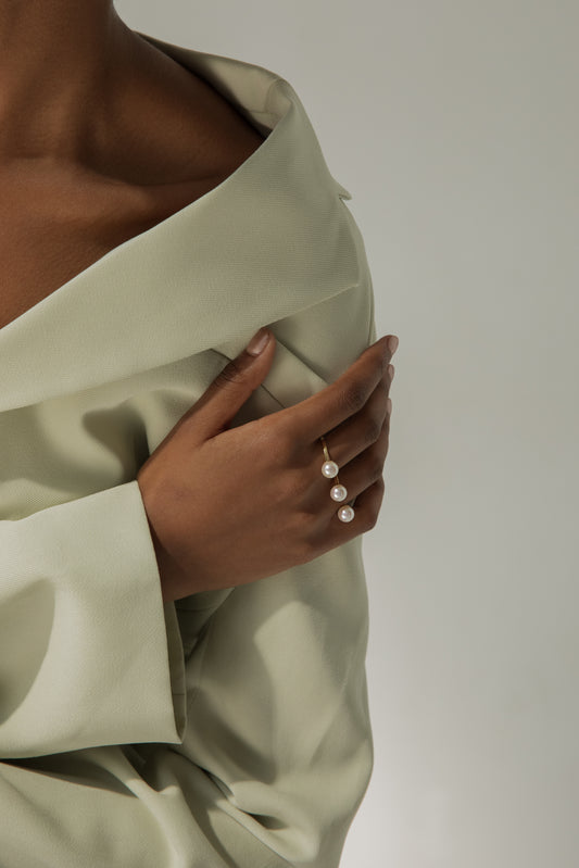 Filo Di Luna Double Ring