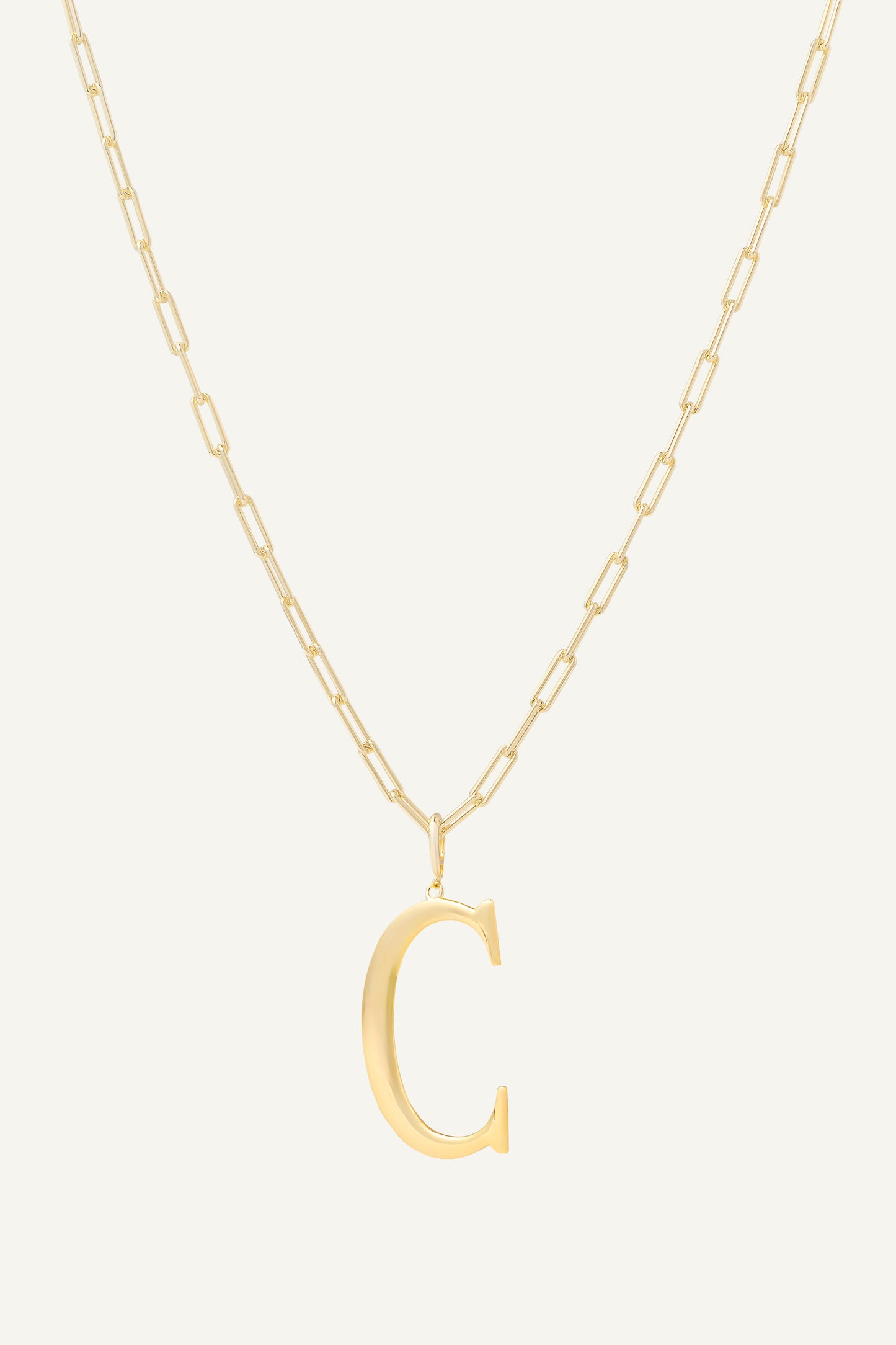 Your Chain Necklace Initial Charm