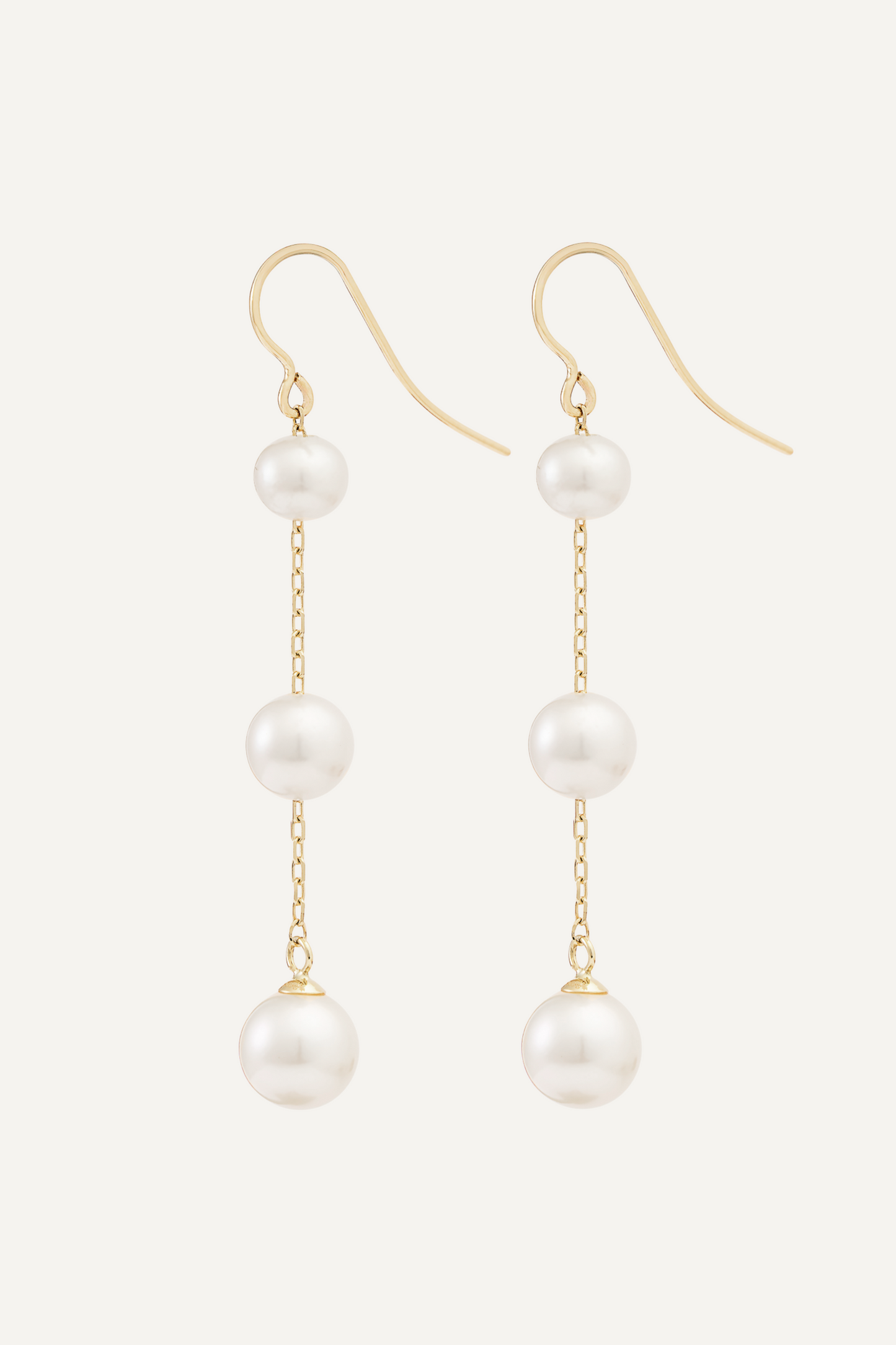 Capri Hook Gold Earrings
