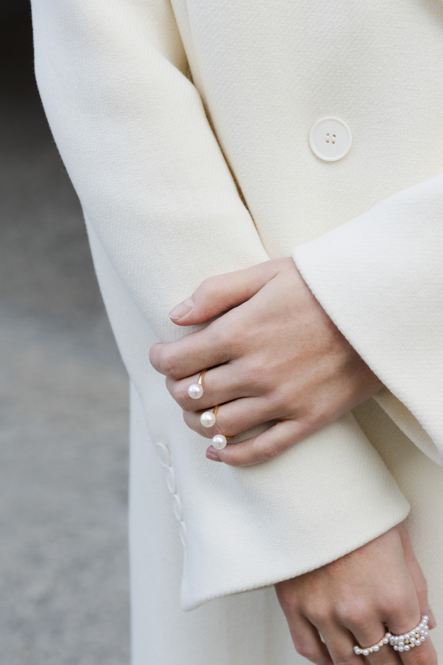Filo Di Luna Bague Double