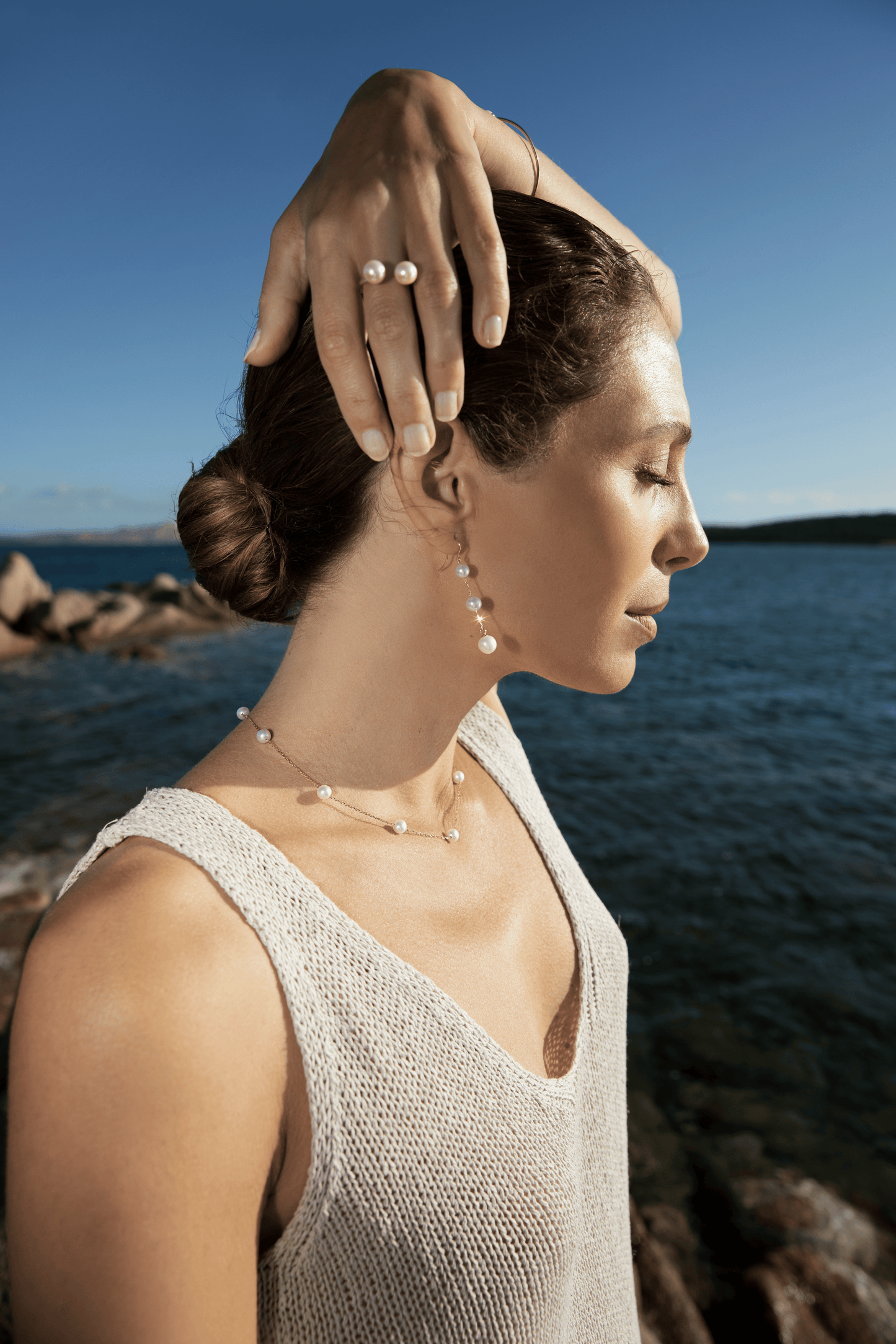 Capri Hook Vermeil Earrings