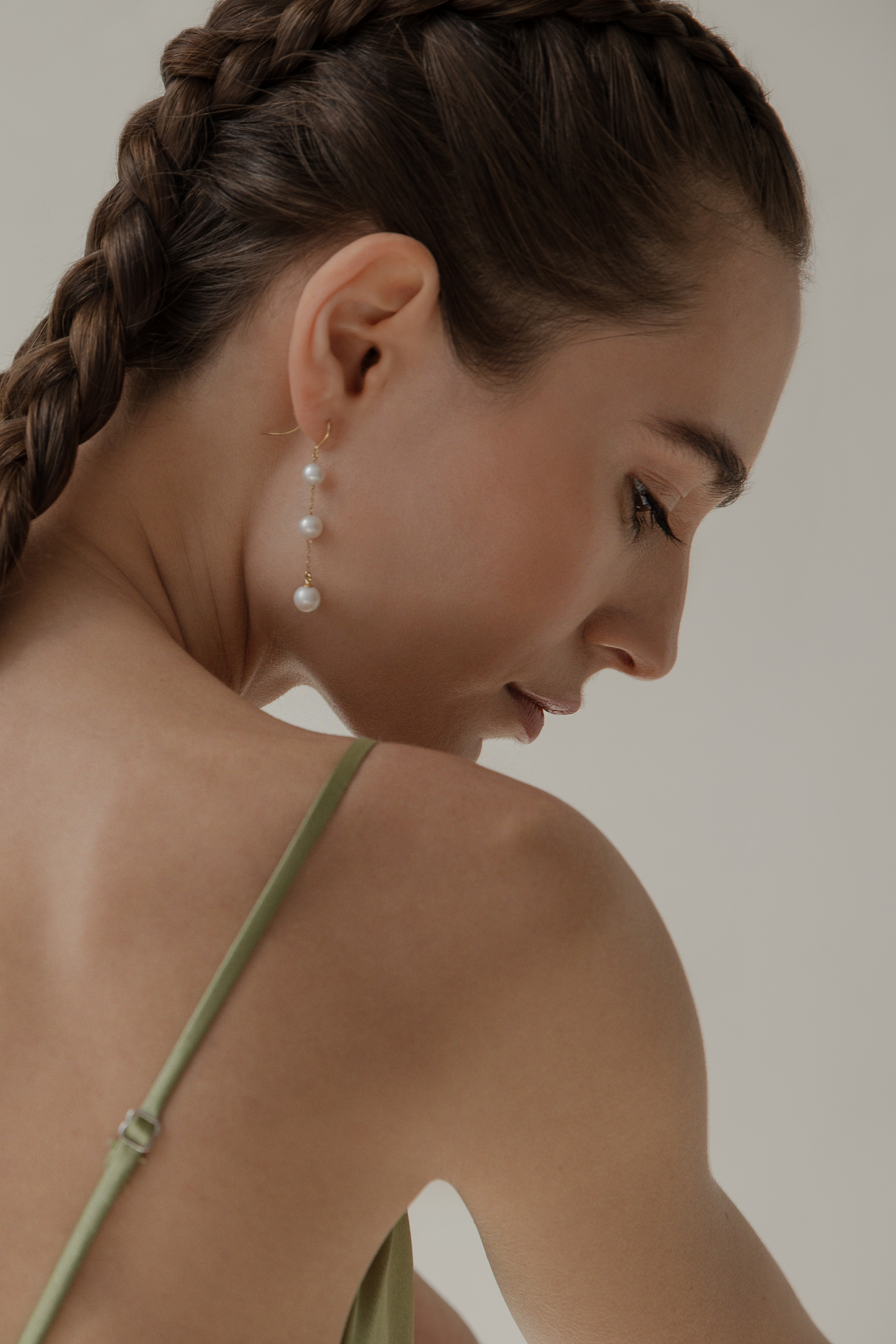 Capri Hook Gold Earrings