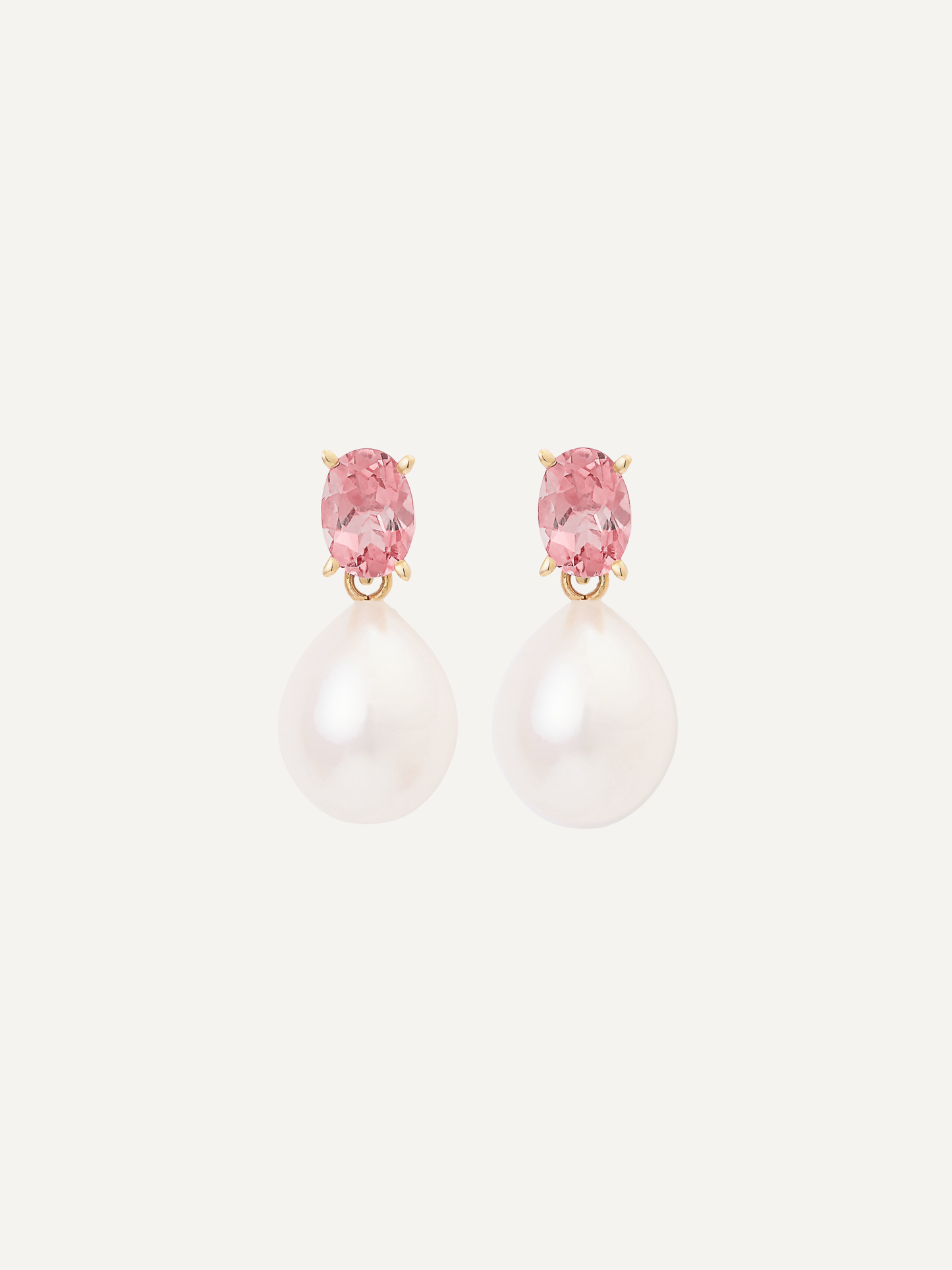 Gioia Pink Tourmaline Earrings