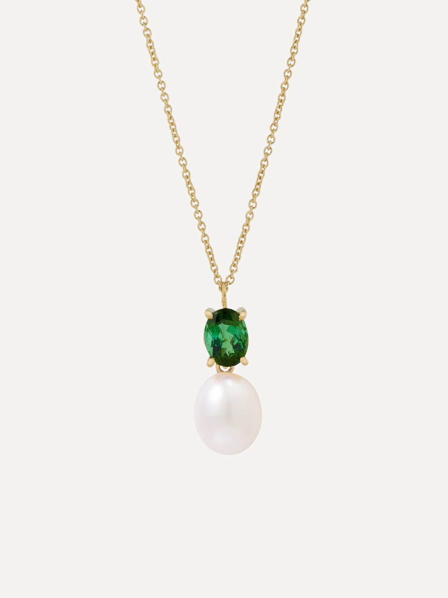Gioia Green Tourmaline Necklace