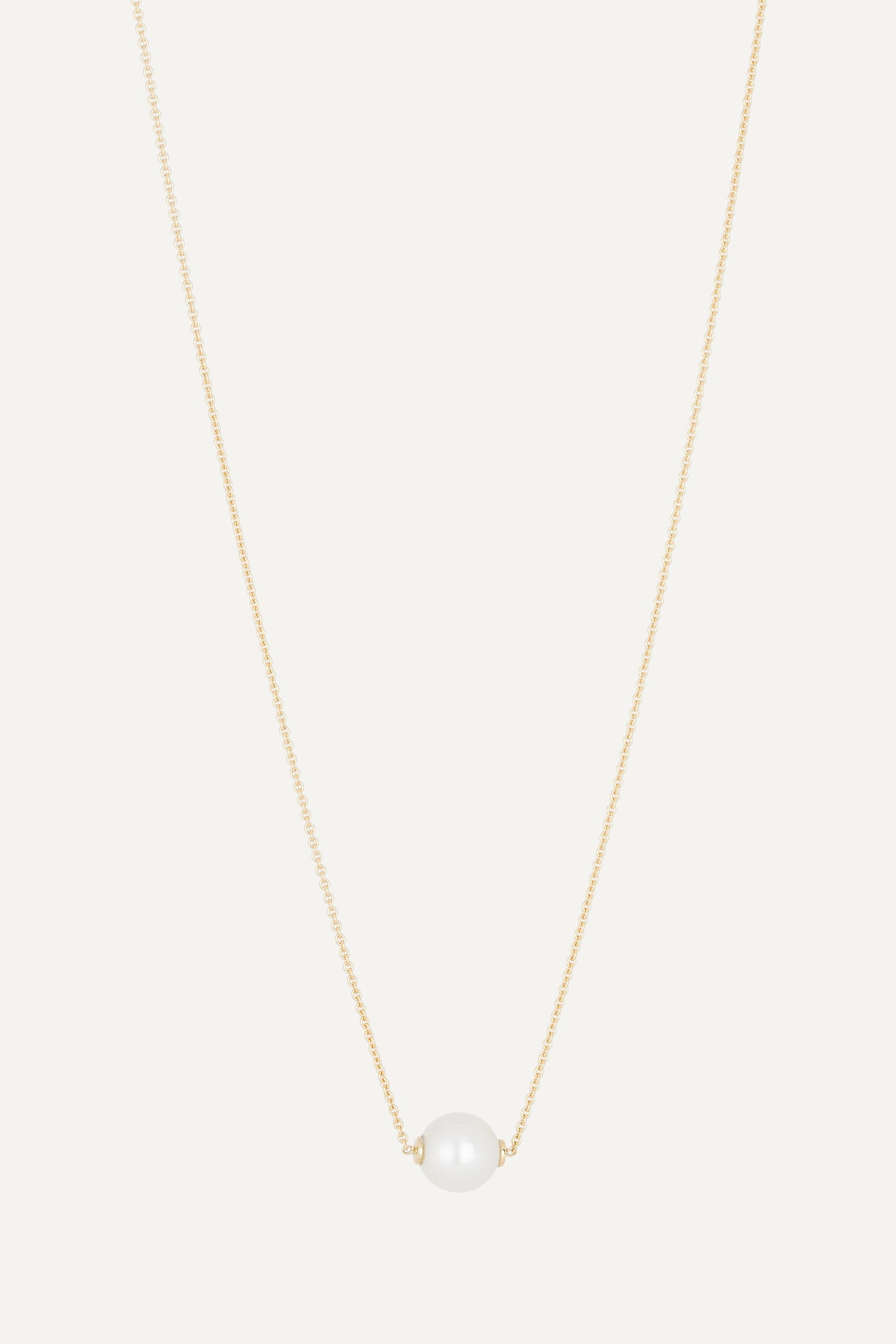 Gold Pearl Necklace