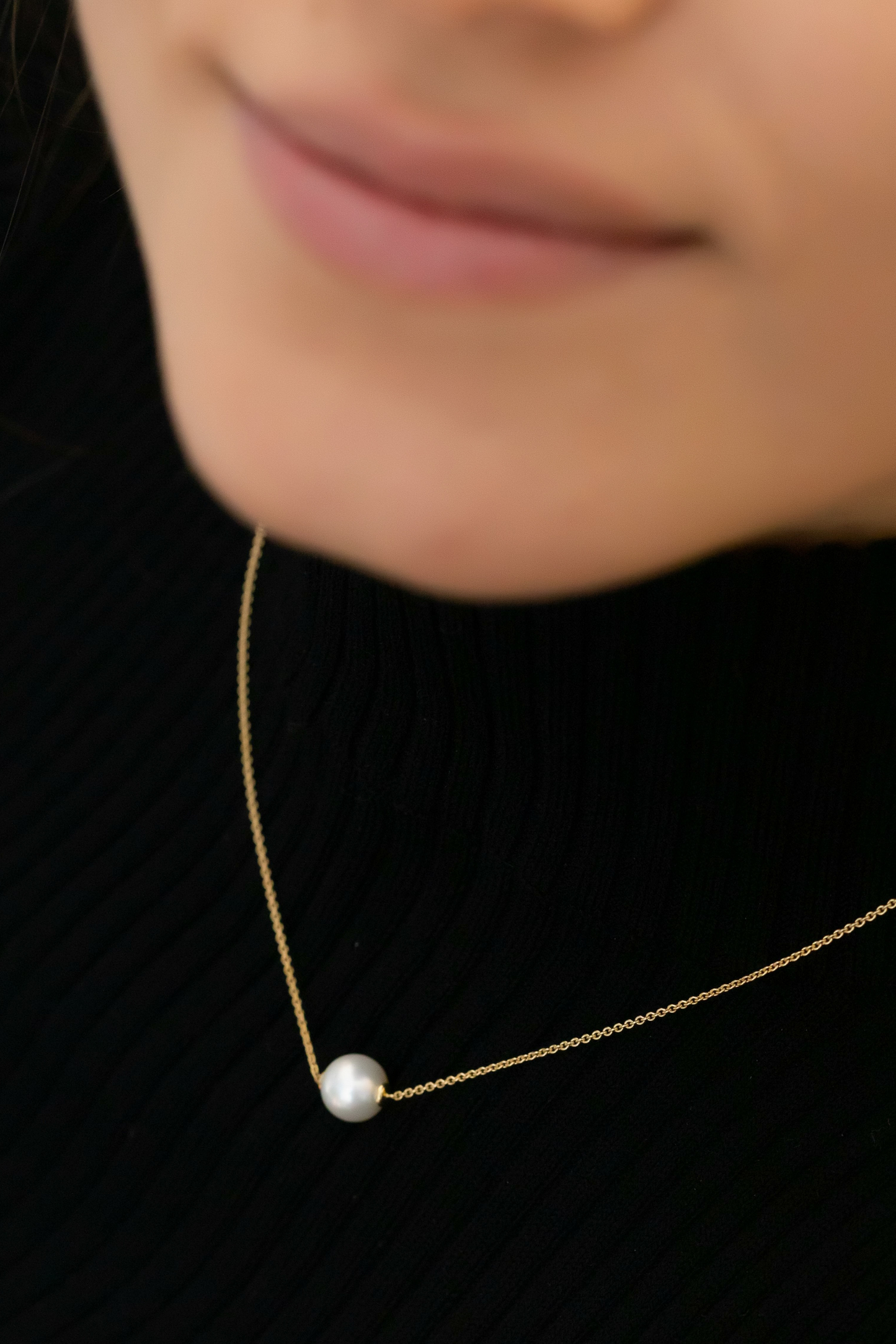 Gold Pearl Necklace