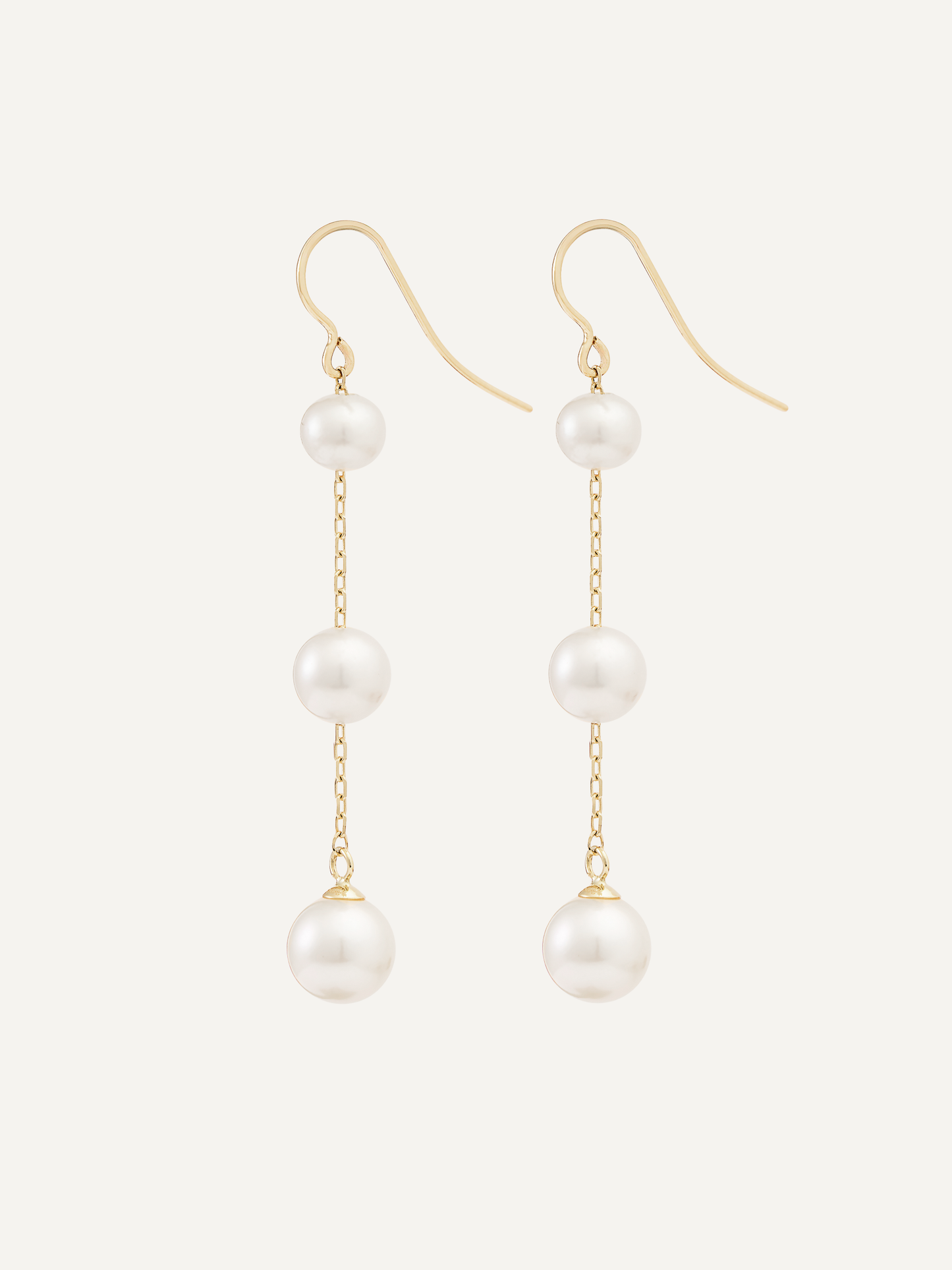 Capri Hook Gold Earrings