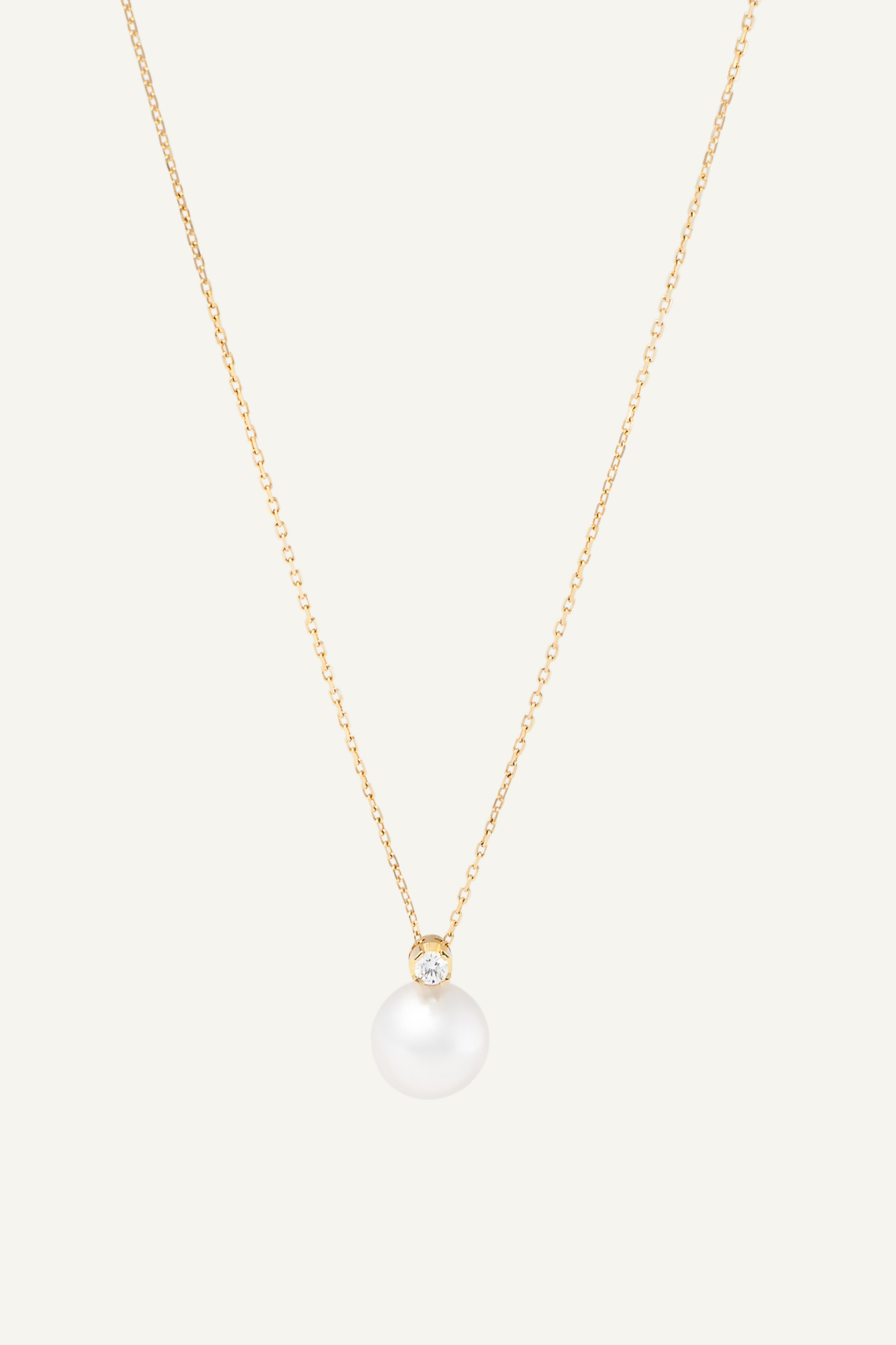Diamond Pearl Necklace