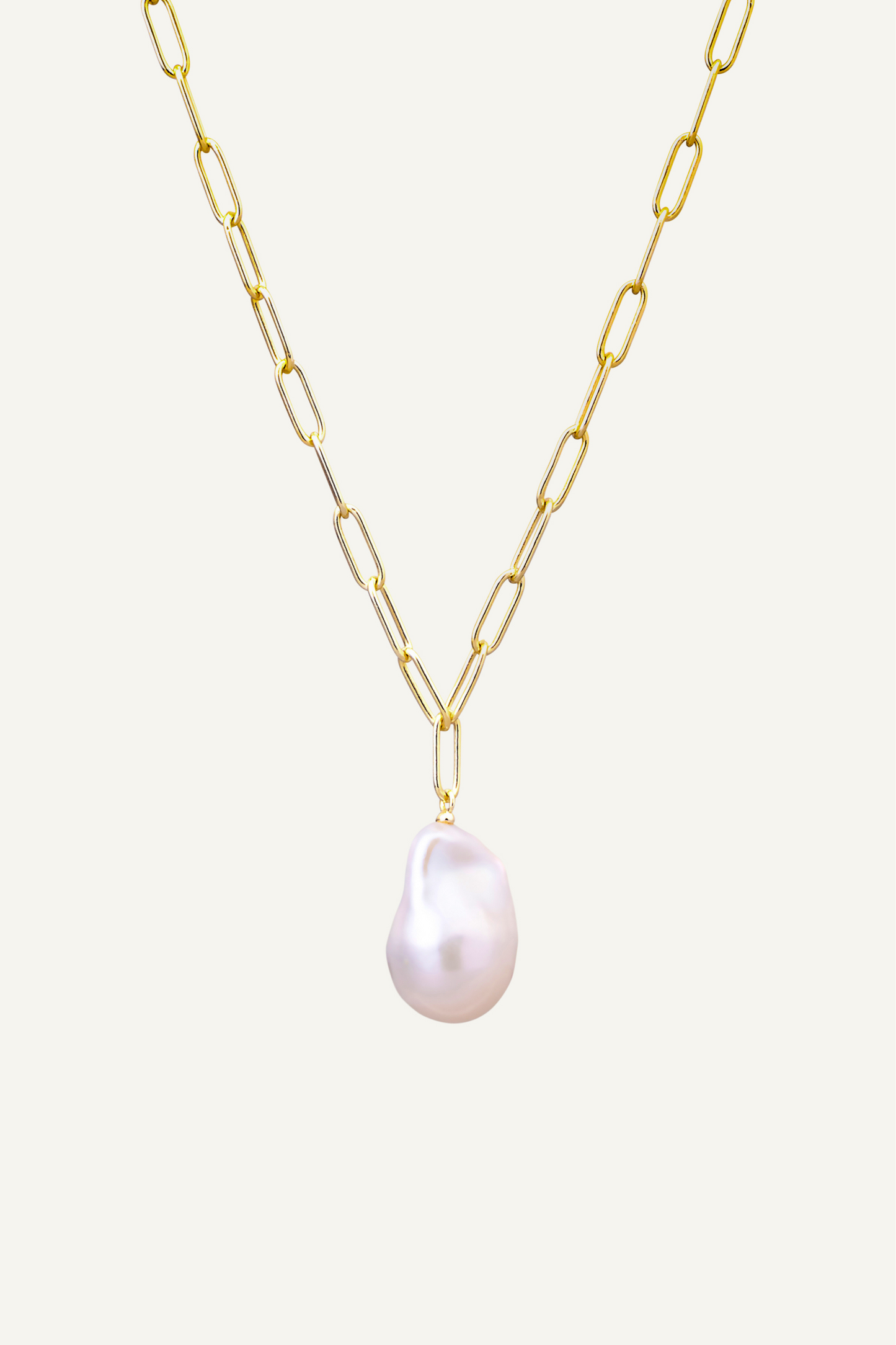 Nerano Long Vermeil Necklace