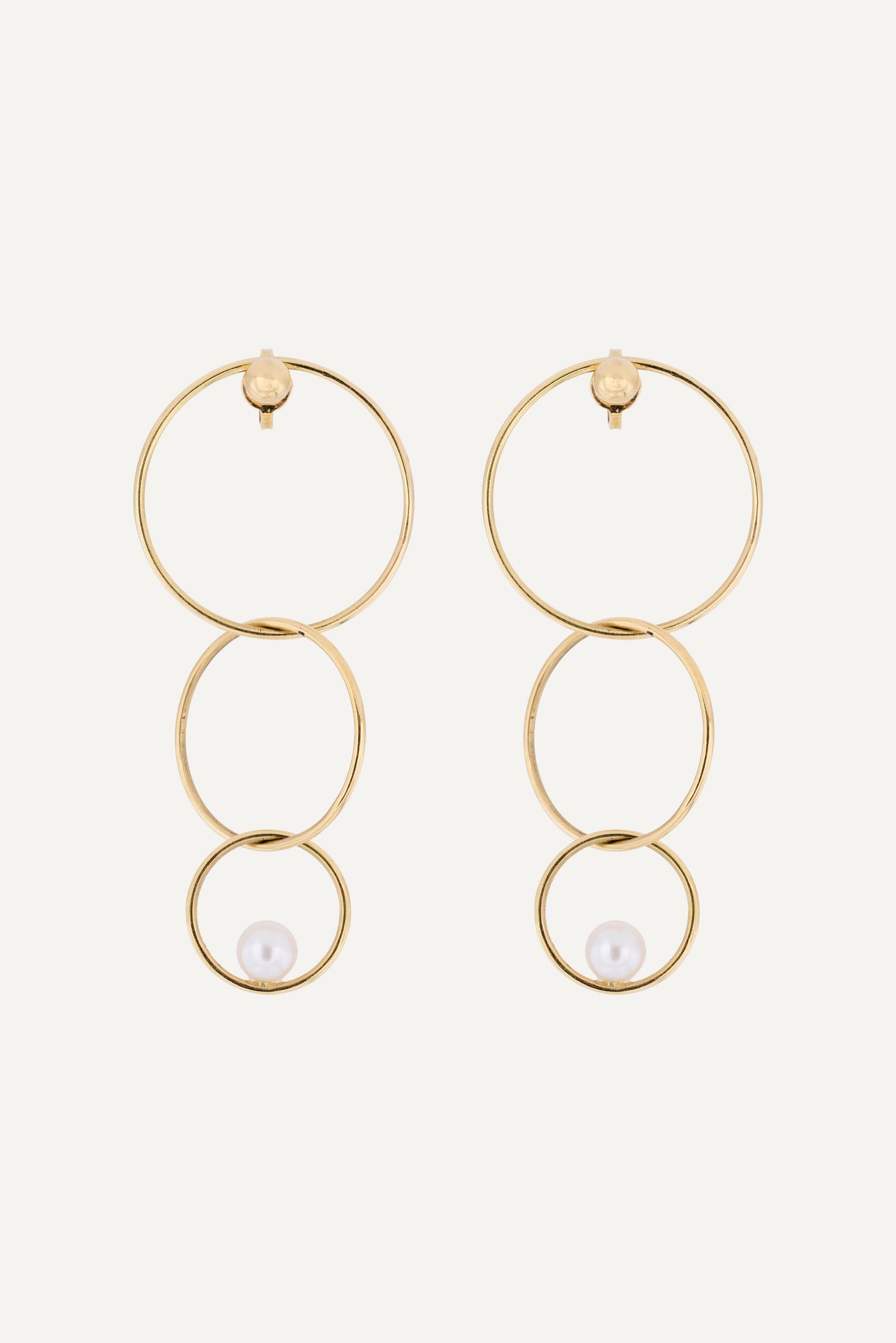 Filo Di Luna Trio Hoop Earrings