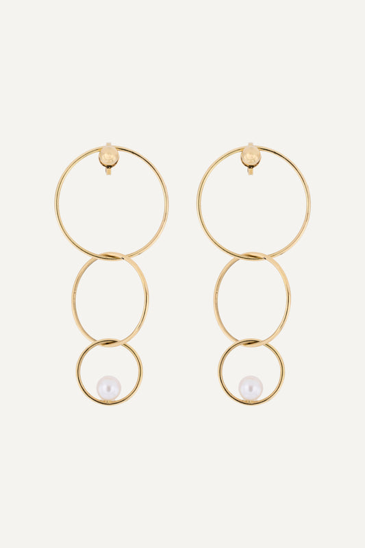 Filo Di Luna Trio Hoop Earrings