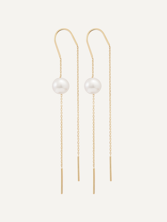 Galaxy Moon Earrings