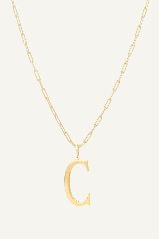 Your Chain Necklace Initial Charm