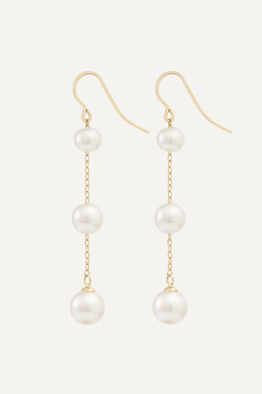Capri Hook Gold Earrings