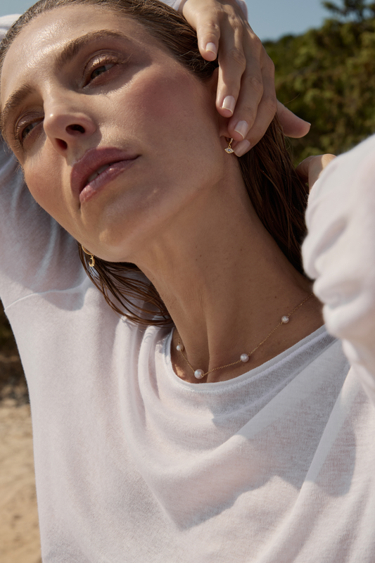 Capri Mix Pearls Neckclace