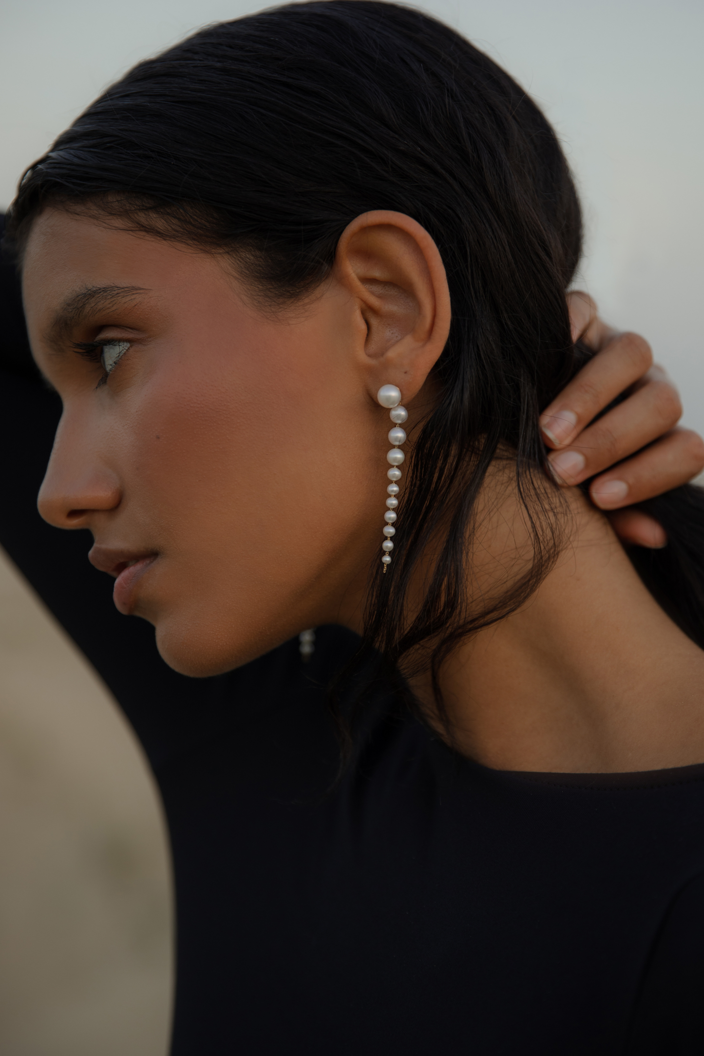 Moonlight Long Earrings