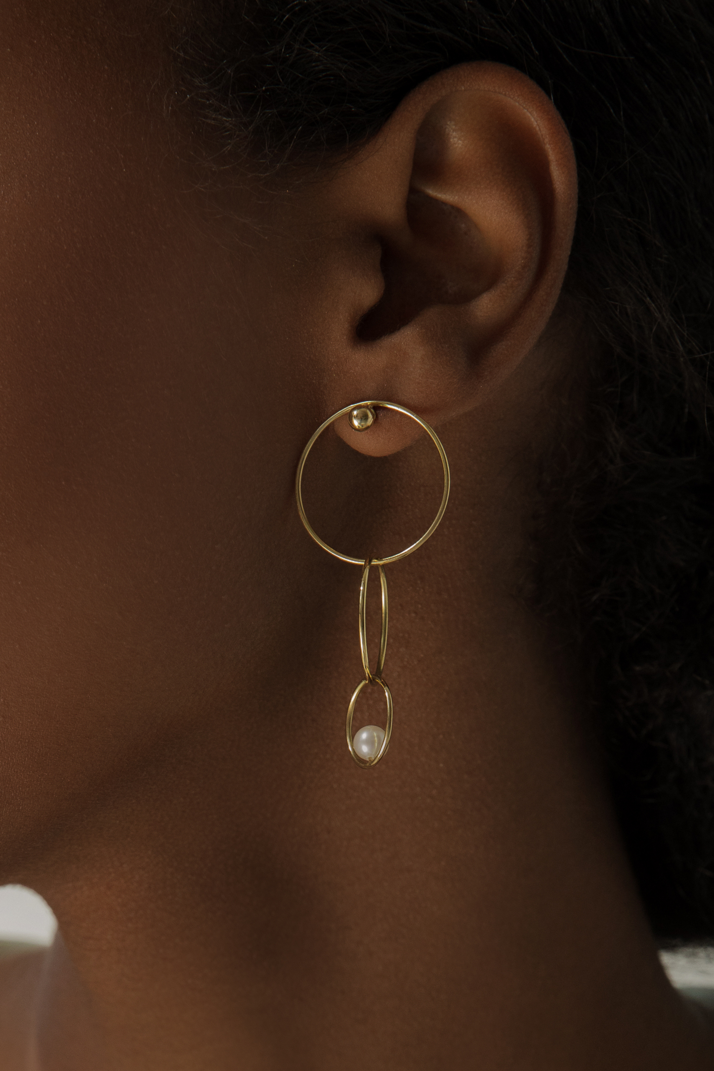 Filo Di Luna Trio Hoop Earrings