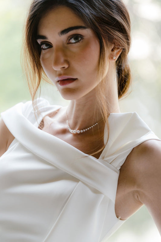 Moonlight Wave Long Necklace