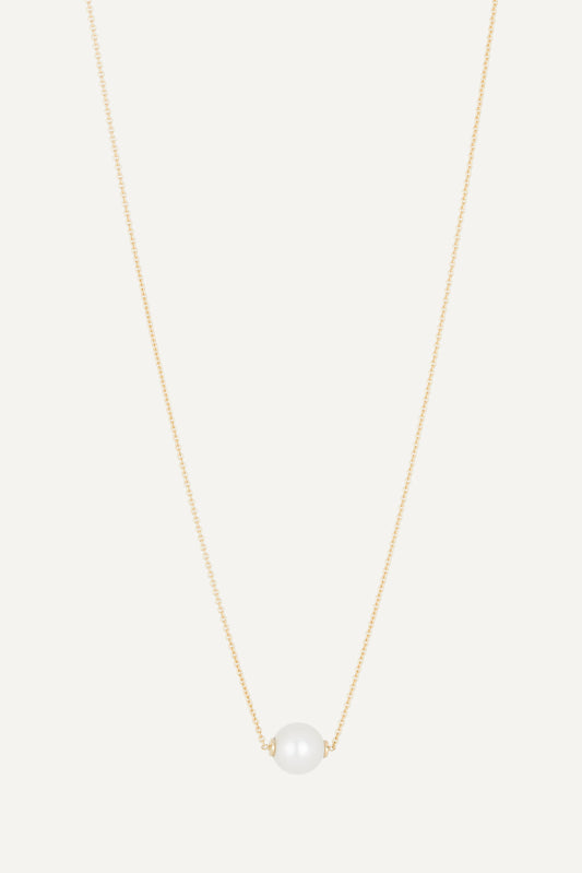 Gold Pearl Necklace